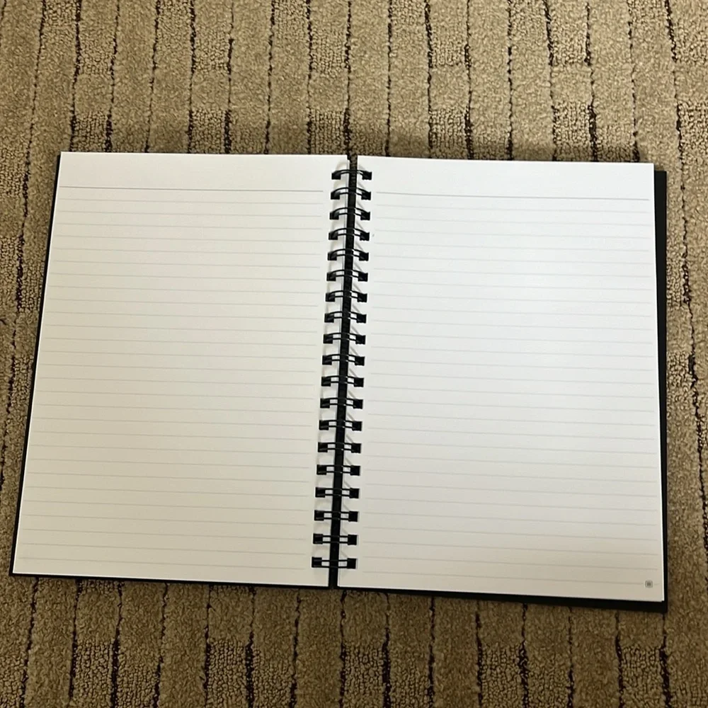Minnesota Vikings black notebook